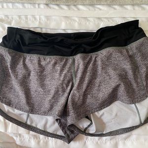 Grey Speed Up shorts